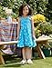 Disney Frozen Toddler Girl Dress Elsa Character Print Bow Strap Floral Summer Clothes Smocking Beach Holiday Sundress Sky Blue 3-4T