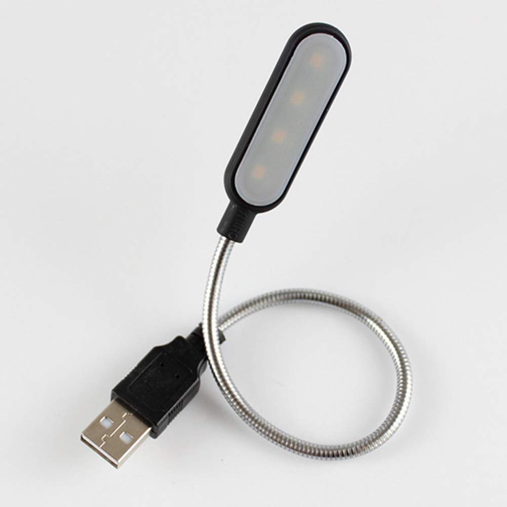 Lampada da Lettura USB, Mini Luce Notturna LED per Notebook, Porta USB, Computer Portatile, Desktop, PC e Tastiera