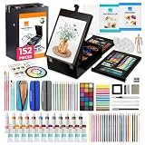 COLOUR BLOCK 152-Piece Wooden Easel Set