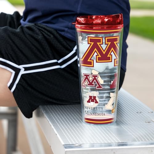 Image of Rico Industries NCAA College Double Wall Mayhem 16oz Or 20oz Tritan Tumbler W Lid
