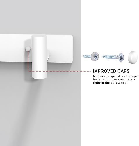 Miniatura 41 de VAEHOLD - Perchero plateado de pared para sombreros y abrigos, 3 ganchos para batas, bolsas, llaves y toallas, organizador de toallas para baño (2