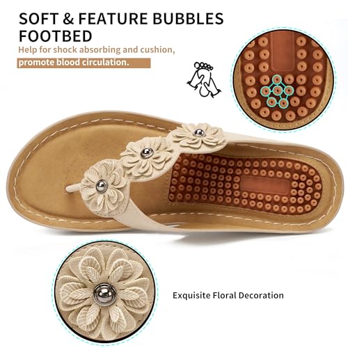 Image of FUDYNMALC Sandals for Women Wedge Shoes: Summer All-Day Comfort Walking Platform Flip Flops 2026 for Casual Dressy