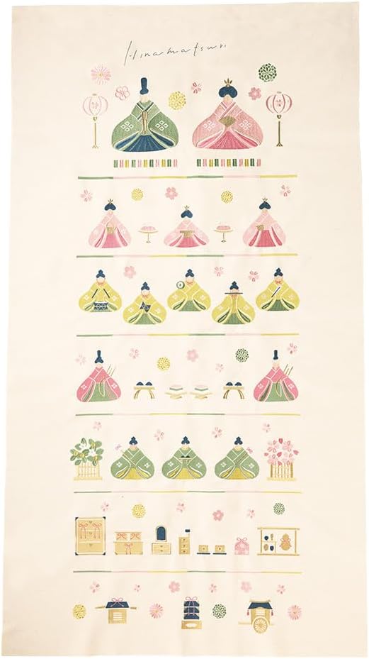 グリーンハウス BIG刺繍タペストリー ひな祭り 5203 お雛様 壁面 製作