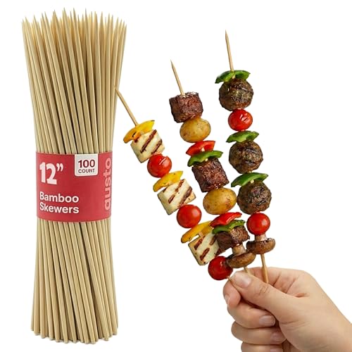 Comfy Package [30,5 cm - 100 Stück] Bambus-Holzspieße für Shish Kabob,...