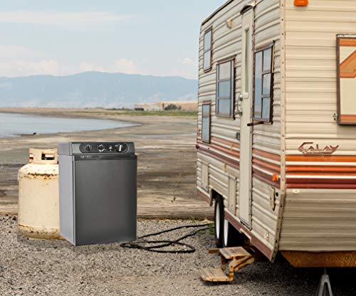 Smeta Propane Fridge Lpg 12V 3 Way Fridge 2.1 Cu.ft Outdoors Refrigerator Gas Refrigerator Without Freezer Propane/110V/12V Fridge For Camping, Rv, Motorhome And Campervan, Black #TOP3