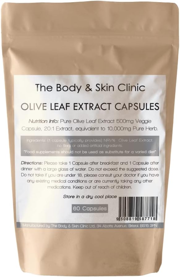 Olive Leaf Extract Maximum Strength High in Oleuropein 10,000mg