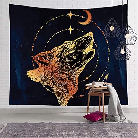 Dickplay Tapestry Creative Mandala Tapestry Modern Printing Background Wall Blanket Eye Pattern Hanging Cloth, 95 * 73cm Cover