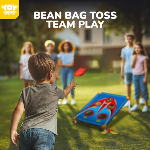 image for TOY Life Bean Bags Toss Carnival Games, Cornhole, Outdoor Toys for Kid