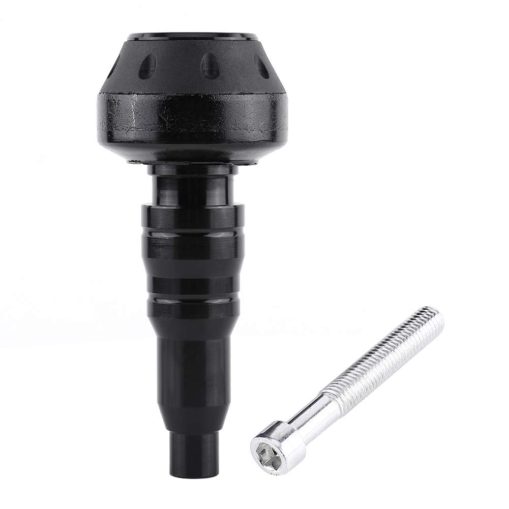 EVGATSAUTOFrame Sliders,Motorcycle Exhaust Frame Slider Falling Protector Anti Crash Caps For Motorcycles (Black)