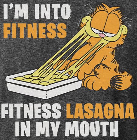 Garfield Into Fitness Lasagna in My Mouth T-Shirt2