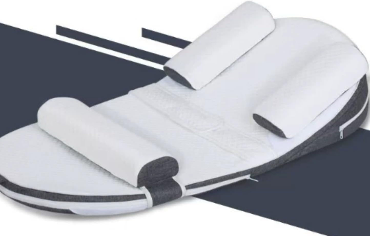Newborn Nursing Support Diagonal Pillow Baby Ramp Cushion Nursing Pillow for Baby Anti Spit Up Burp Aid Sleep Nursing Safety with Washable Cover Comfortable Angle Nursing Diagonal Mat for Nap