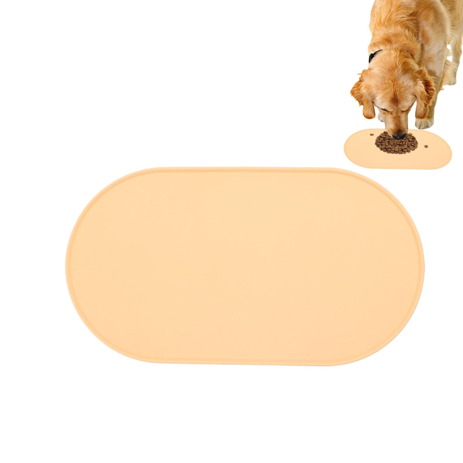 Tappetino in Silicone per Cani Vassoi Cibo Gatti, Sottociotola Acqua | Antiolio Di Raccolta Antigocciolamento Sottociotola Impermeabile Stuoia Gatti Adatto A Interni Esterni Casa Negozio Tappeto
