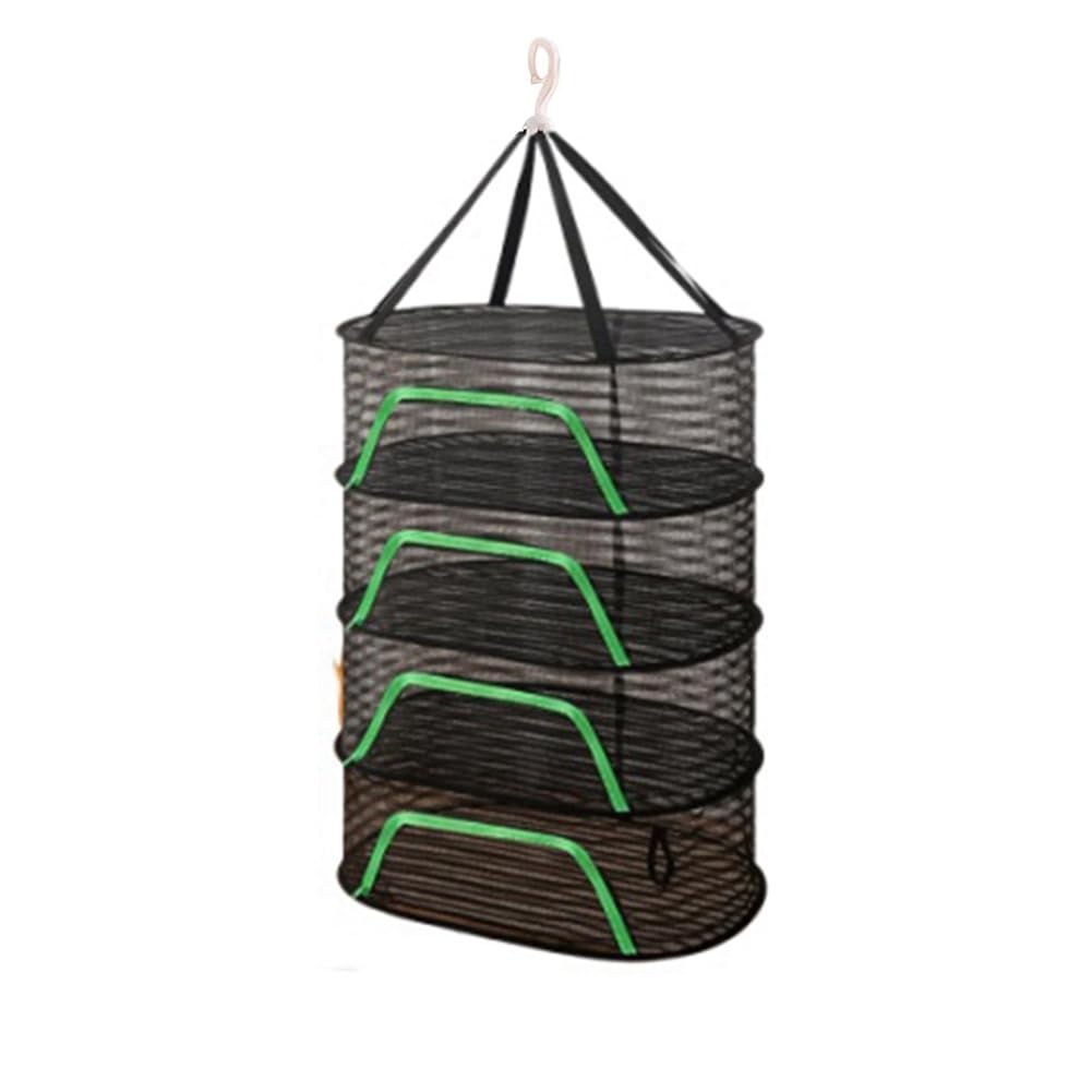 Kleagary Fish Drying Net, Hangable Drying Net, Drying Rack Net Dryer,Fish Mesh Dry Net For Drying Fish Vegetable Fruit D
