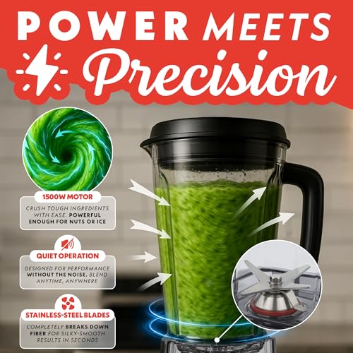 Professional Blender for Smoothies 1500W