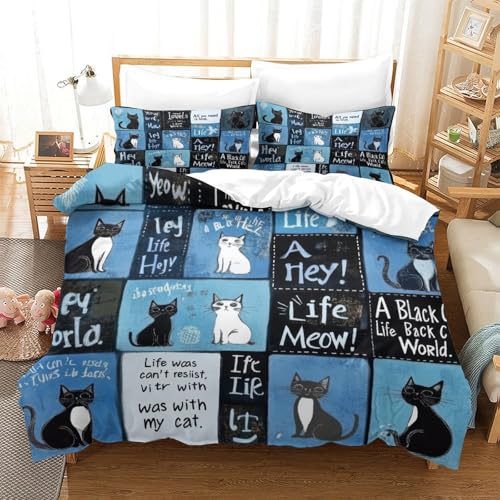 Housse de couette effet 3d pour grand lit fille parure microfibre douce