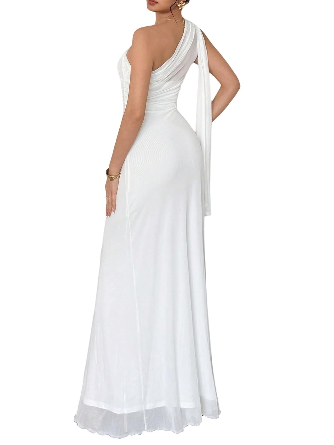 SweatyRocks Hochzeitsgast Kleid Damen Sommer Abendkleider Elegant Maxikleid Mesh Ballkleid Sommerkleider Cocktailkleid