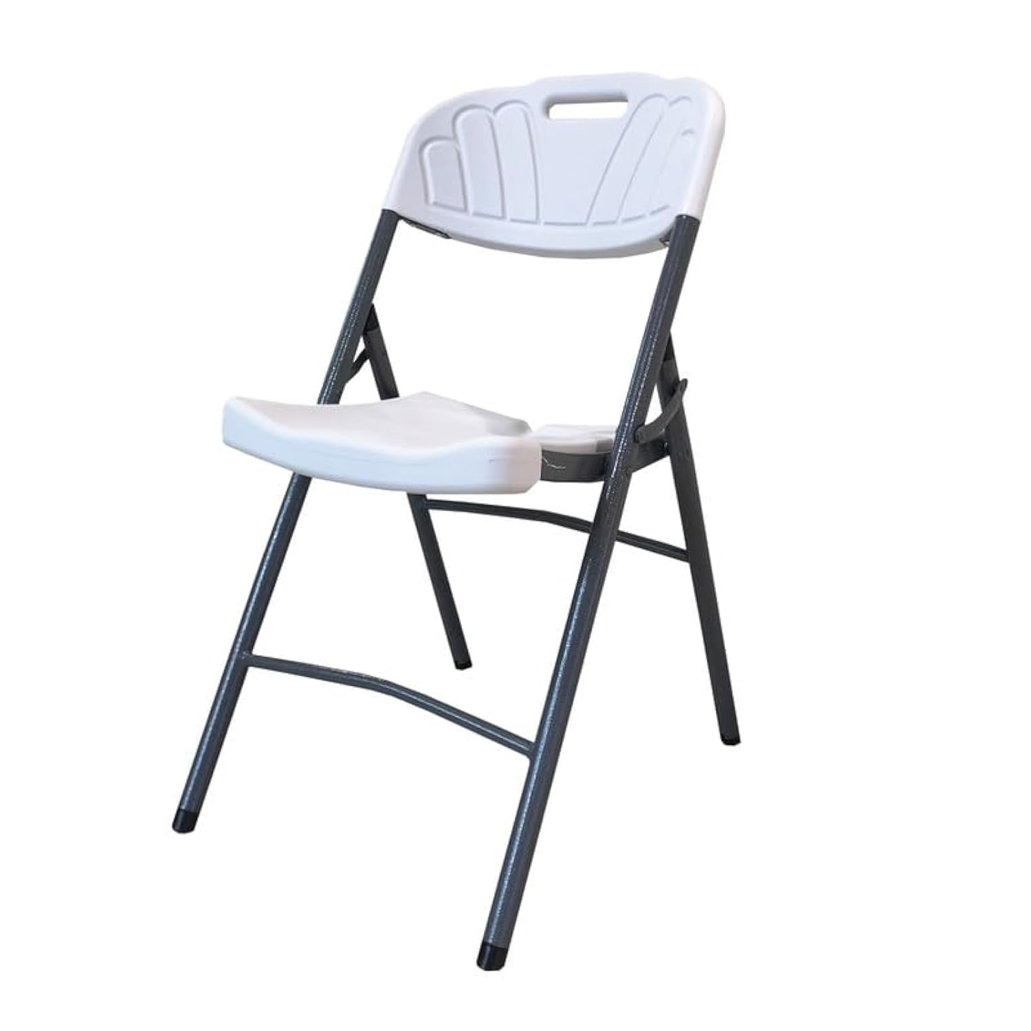 Jilphar Furniture Folding Plastic Dining Chair 1204 47x37x86 Cm White