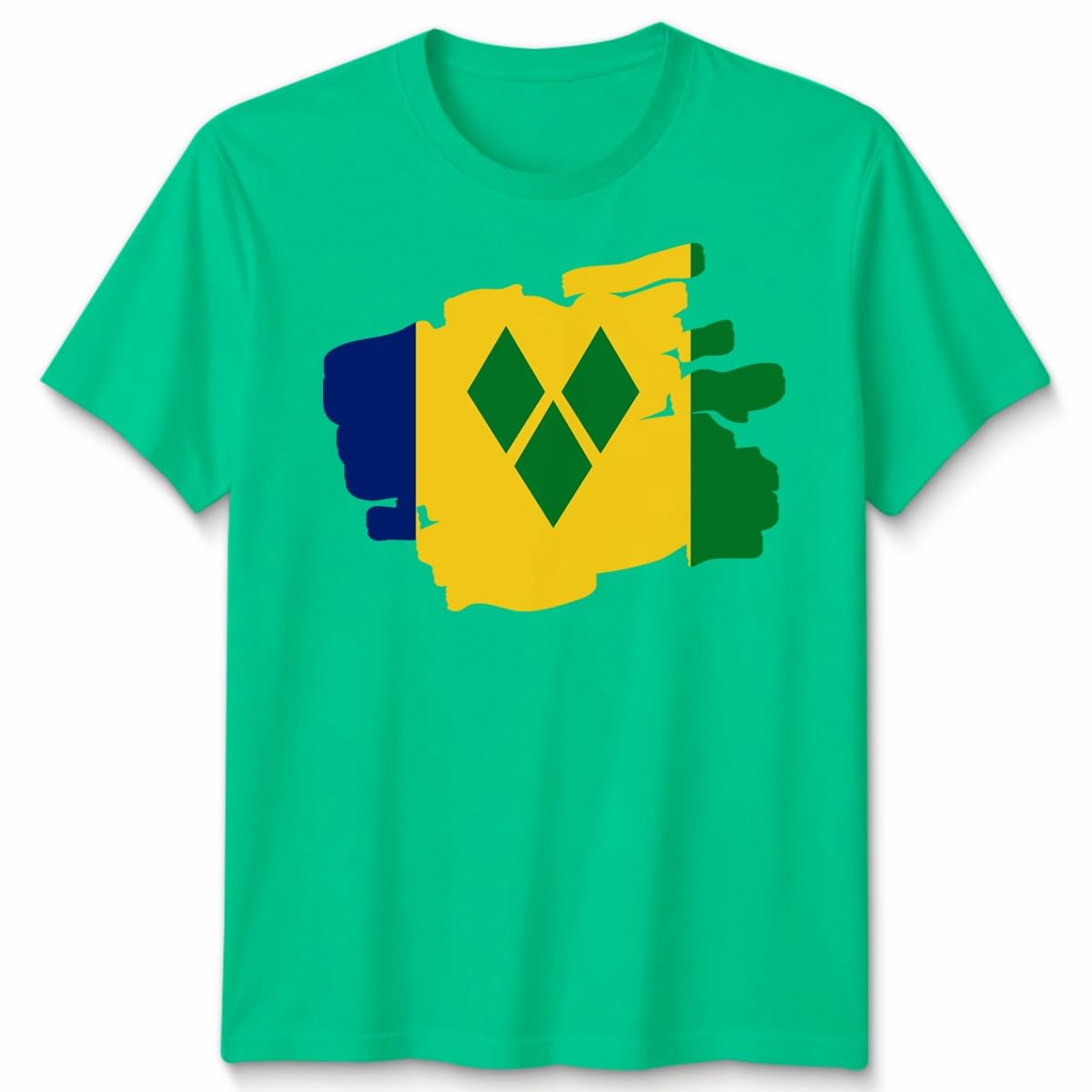 D&T Torn Saint Vincent and Grenadines Flag Football Unisex Tshirt Unisex 2XL โ image 1