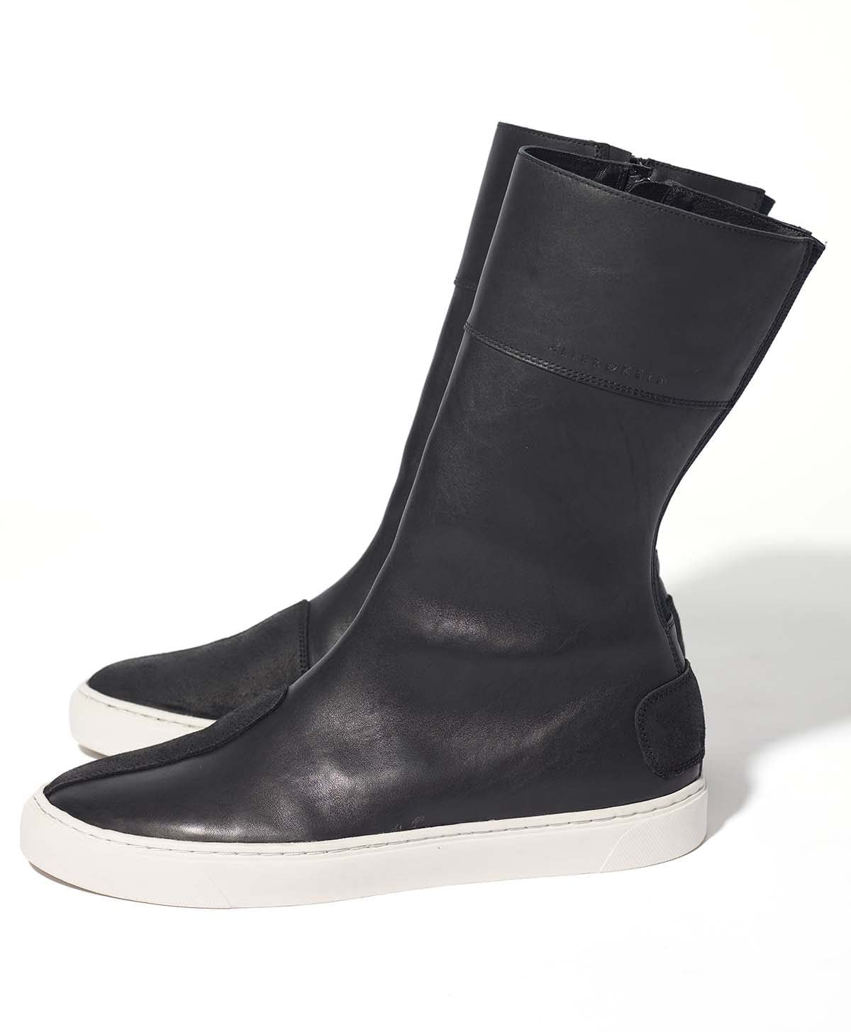 Amazon.co.jp: [Kadoya] ブーツスニーカー LEATHER HIGH SNEAKER M2 