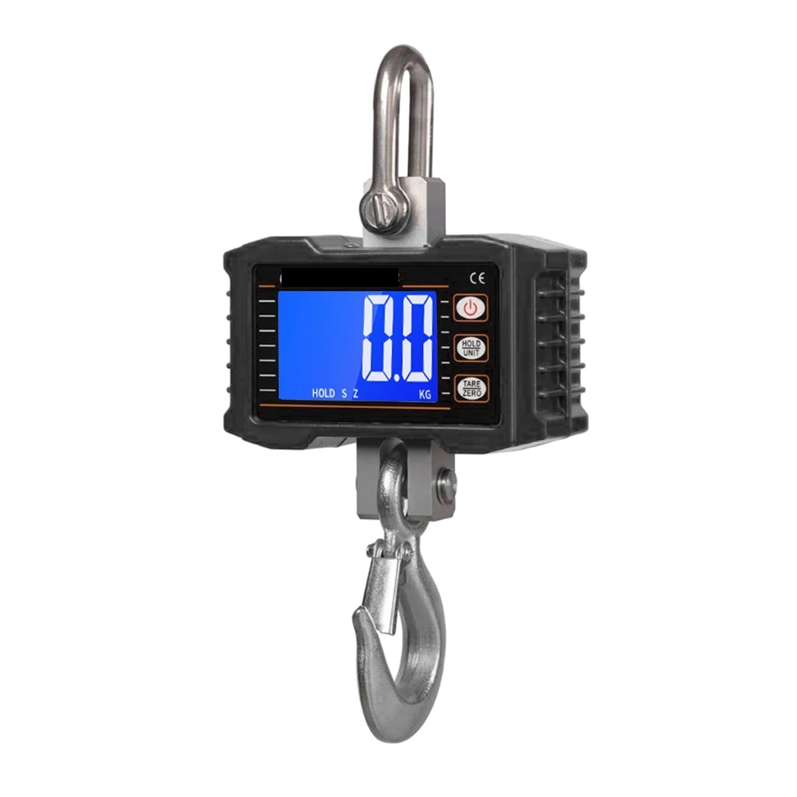 Digital Crane Scale, Digital Hanging Scale 1000kg/ 2204lbs Heavy Duty Crane Scale Backlight Hook Scales(Nero)
