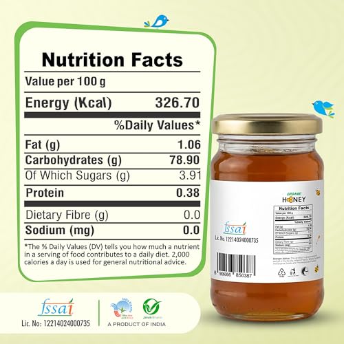 Image of Natureland Organics Honey 250 Gm - Pure - Natural - Organic Food