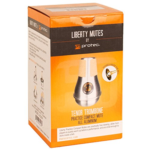 image for Pro Tec ML204 Liberty Tenor Trombone Compact Aluminum Practice Mute, A