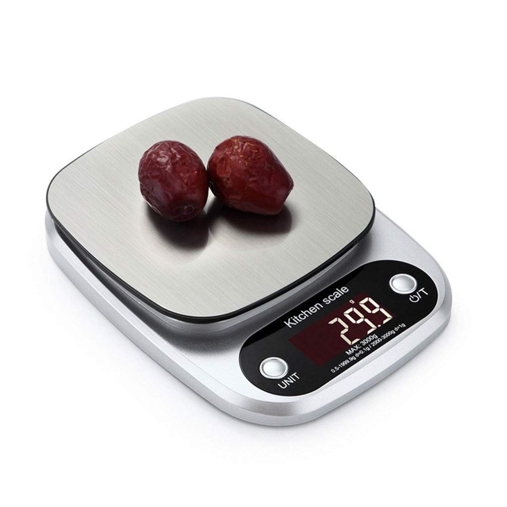 0.1g Cyfrowa waga kuchenna - precyzyjna elektroniczna waga do użytku domowego Waga platformowa ze stali nierdzewnej