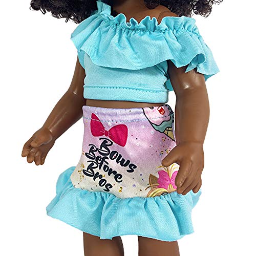 Schwarze Puppen Mode afrikanische Mädchenpuppen Spielen Puppe 14 Zoll für Kinder – Bild 3