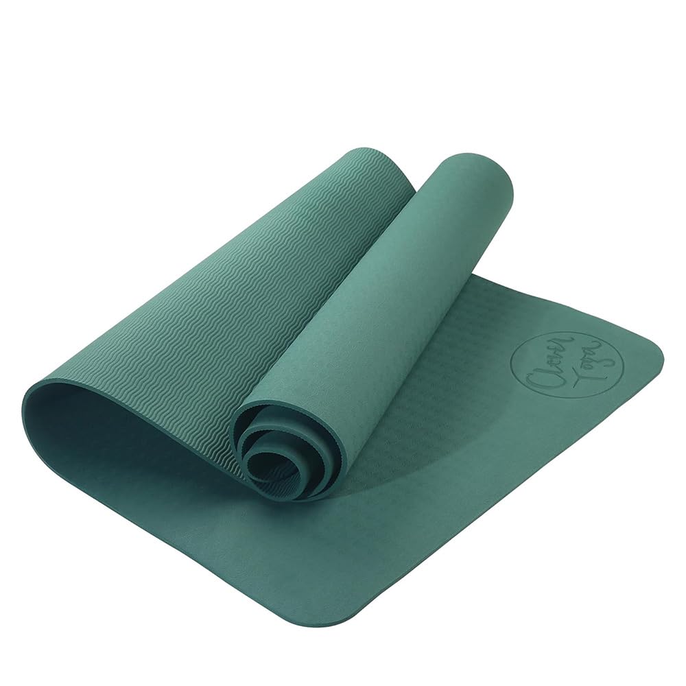 Premium Clever Yoga Mat - Extra Long Yoga Mat Suitable For All Yoga Types - Workout Mat For