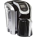 Discontinued model, replaced by model K475 Hundreds of varieties from the brands you love K450 Includes: Keurig Carafe, 6 K-Cup Pods, 4 K-Carafe Pods, Water Filter Handle and Cartridge 70 oz. Water Reservoir, Color Touch Display, Strength Control, Cu...