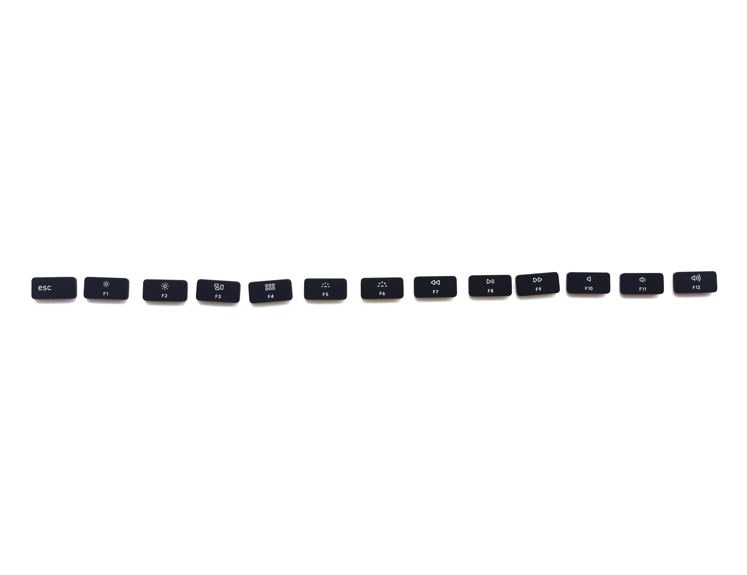 ChenGong - US Keyboard Keycaps Esc, F1, F2, F3, F4, F5, F6, F7, F8, F9, F10, F11, F12, Replacement Compatible with 13" A1932 2018 2019