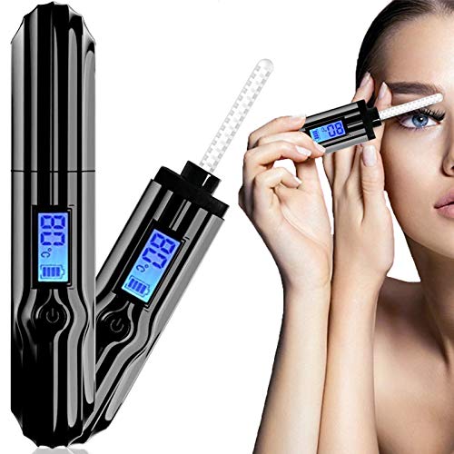 Heated Eyelash Curler【2020 NEWEST VERSION】USB Rechargeable with LCD Display for Eyelashes Quick Natural Curling and 24 Hours Long Lasting