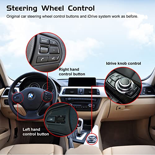 12.3 inch Car GPS Navigator Android 12 Stereo for BMW 3 4 Series F30 F31 F32 F33 F34 F36 with iDrive System Retained Blu-ray Touch Screen with CarPlay, NBT System Octa Core 2GB RAM 32GB ROM - Thumbnail 4