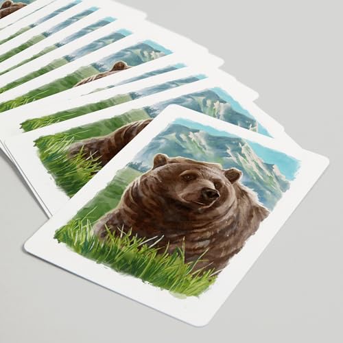 Baraja Póker Watercolor Study 52 cartas para adultos miniatura 5