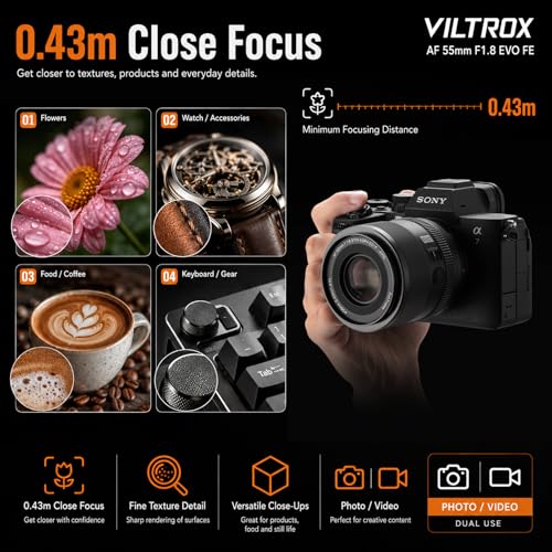 Image of VILTROX AF 55mm F1.8 EVO APO Lens for Sony FE-Mount