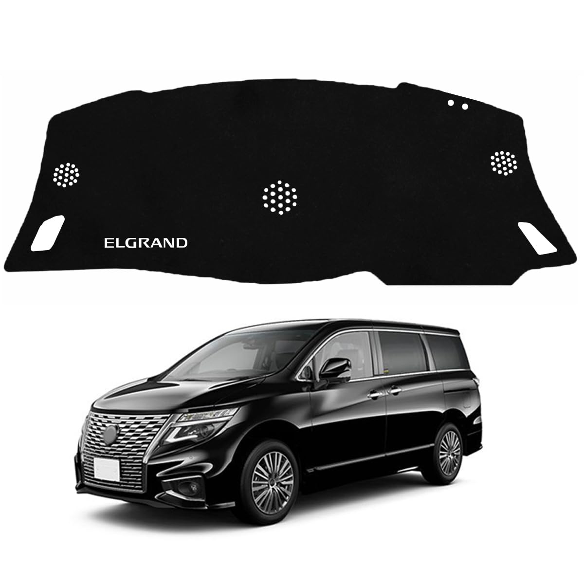 Amazon | ZdeduoCar ダッシュボードマット 日産 エルグランド E52型・3