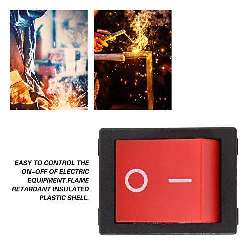 DEWIN Rocker Switch, 30A Welder Welding Machine 4-Pin Boat Type ON/Off Rocker Switch(1Pcs) - Image 3