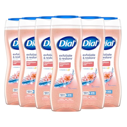 Dial Body Wash, Exfoliate & Restore Himalayan Salt, 16 fl oz, Pack of 11