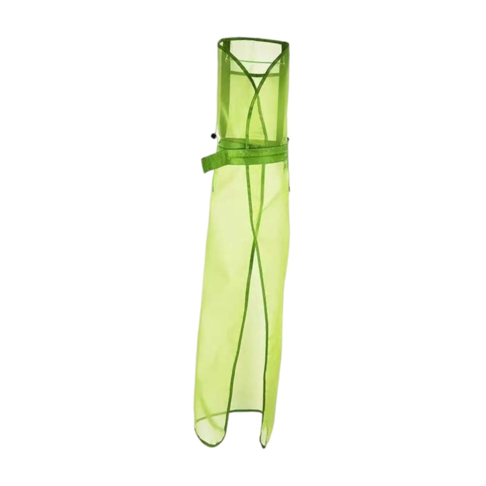 Gardening Apron Supplies Mesh Fabric Work Apron for Planting Harvesting Work Green-image-26