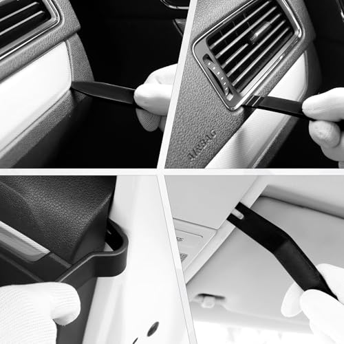 Image of NEXT GEEK Pry Tools for Car Door Clip Panel Removal No Scratch Trim Removal Tool Kit Black Pack of 5