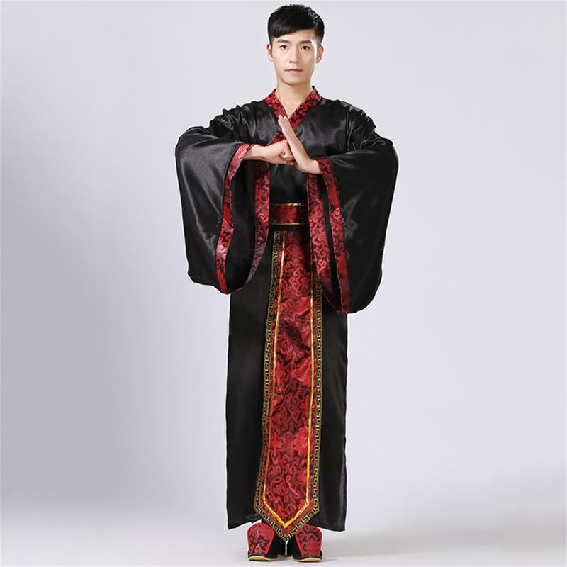 Hombres Hanfu Ropa Tradicional China Antiguo Traje Festival Etapa Rendimiento Ropa Traje de Baile folclórico
