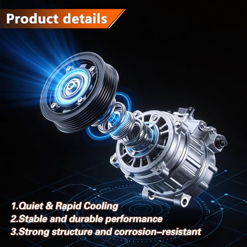 Air Conditioner AC Compressor with A/C Clutch for 2014-2022 Corolla 1.8L by YWPXMY - Used condition - Image 3