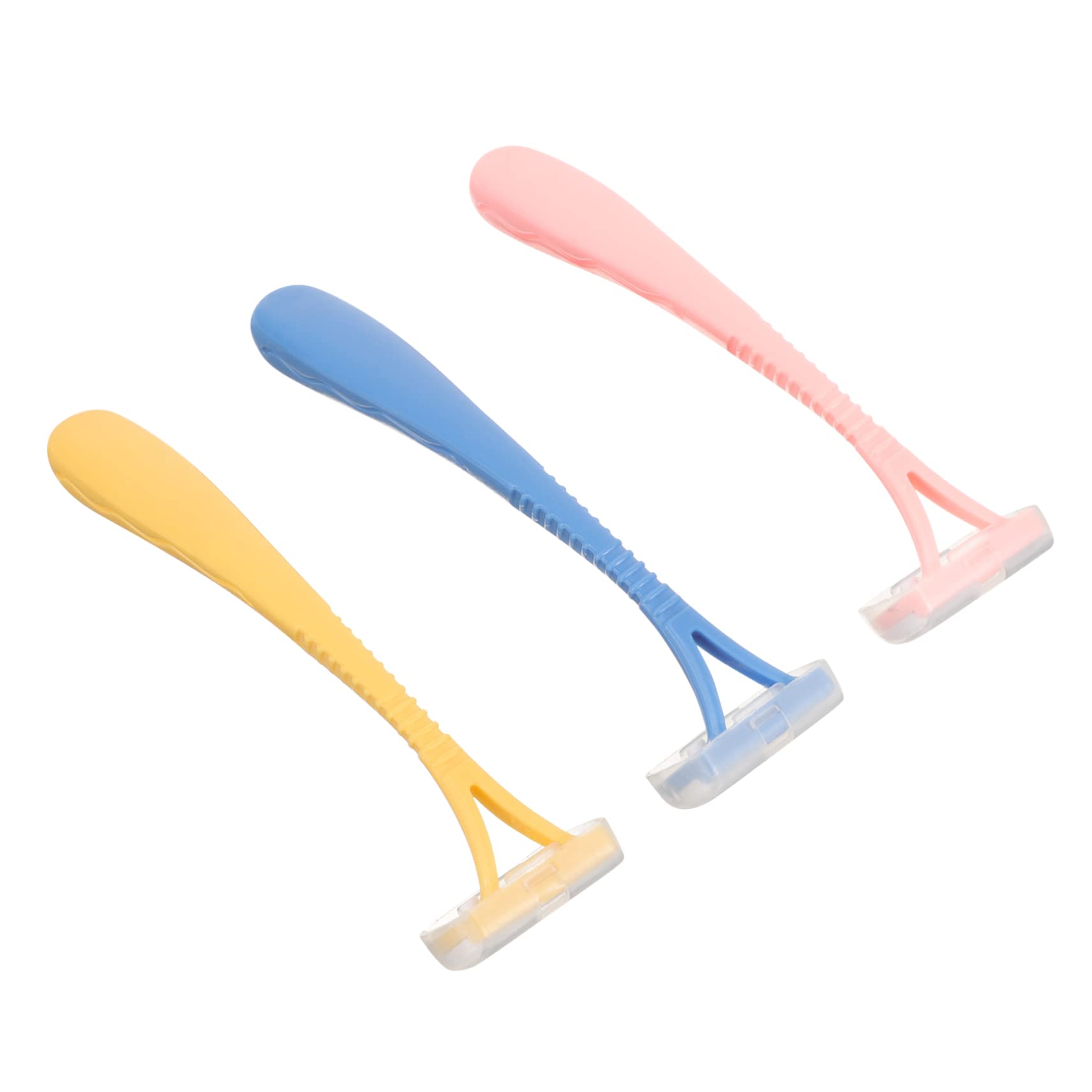 Healeved 3pcs Mini Shaver Razor for Women Facial Hair Removal Tool Stainless Steel Portable Body Hair Trimmer for Girl Arm Armpit Leg Shaving