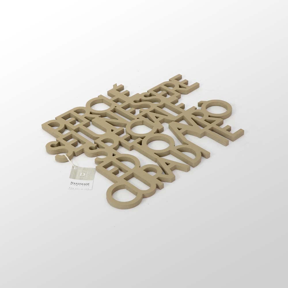 Frase in Legno da Appendere al Muro Avrò Cura di Te – Decorazione murale Citazione Testo Canzone per Decorare Le pareti