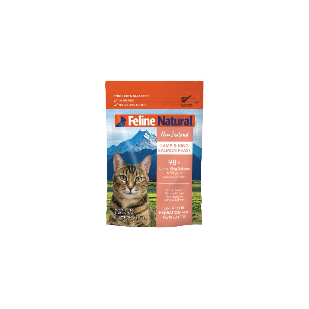Amazon.co.jp: Feline Natural プレミアムパウチ キャットフード ラム