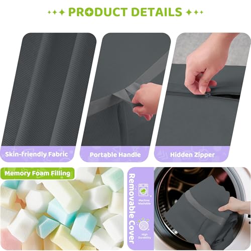 Image of 4FT Bean Bag Chair 4'Big Bean Bag Chairs with Adults, Large Beanbag Chair