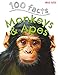 100 Facts Monkeys & Apes- Primates, Chimps, Educational Projects, Fun Activities, Quizzes and More!