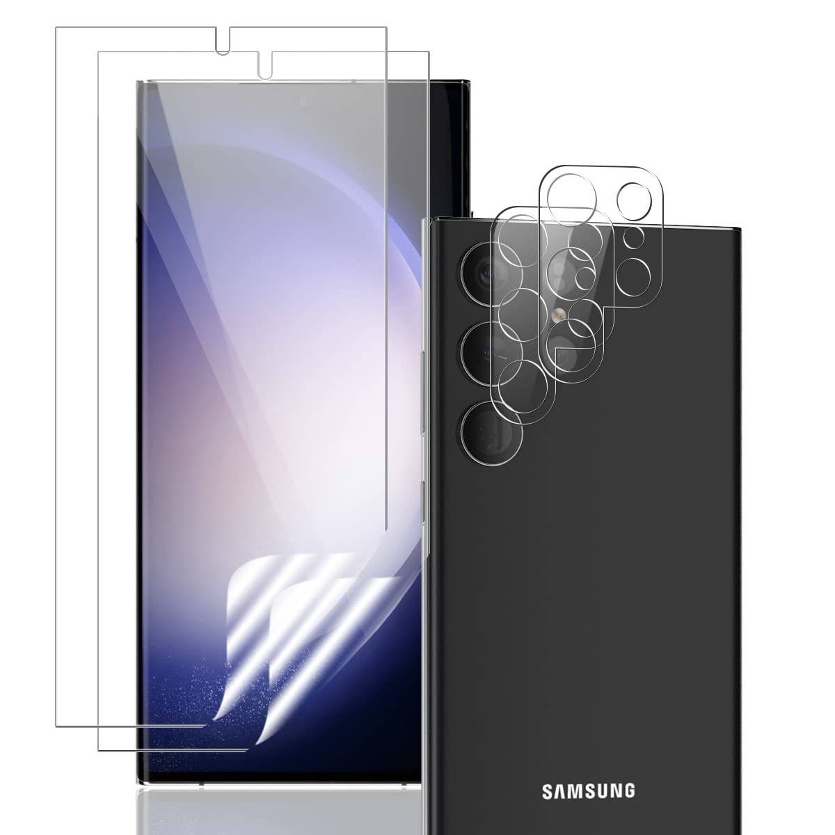 匿名配送✨Galaxy S23 Ultra フィルム+カメラフィルム 明誠 Galaxy S23 Ultra SC-52D/SCG20 カメラレンズ保護フィルム