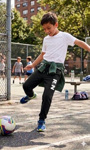 Image of FASHA Kids Lower Track Pants for Boys & Girls - Kids Joggers Cotton Lower, Sports Track Pant, Casual Wear Pants, Running Workout Activewear Lower, Regular Wear Training Pants-Pack of 1