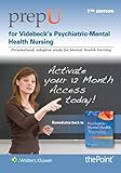 PrepU for Videbeck€™s Psychiatric Mental Health Nursing
